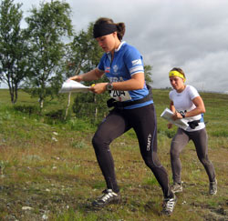 Eva Svensson and Charlotte Kalla fjäll-ol