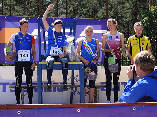 Elitserien sprint Falun prize giving, Foto: Sven Lundbäck
